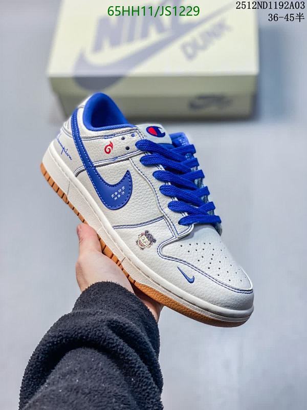 Nike Dunk Low Champion Blue Sneakers, Women Shoes, Size EU36-45, Unisex