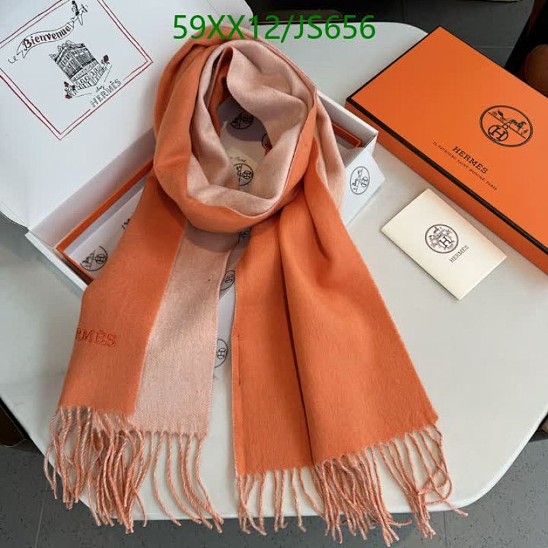 Elegant Hermes Cashmere Scarf, Two-Tone Design & Luxury Softness, 210-36CM 2 Elegant Hermes Cashmere Scarf, Two-Tone Design & Luxury Softness, 210-36CM