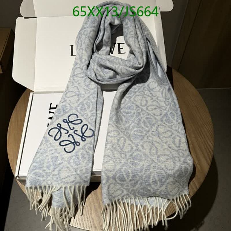 Loewe Cashmere Scarf,180cm, Designer Accessory, Warm Winter Shawl