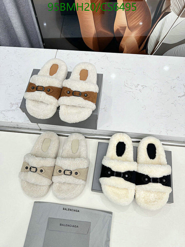 Balenciaga Women's Wooly Buckle Slides Comfortable and Stylish, Sizes EU35-41