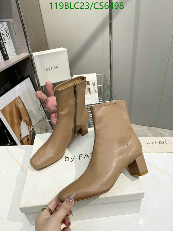 By Far Women's Beige Leather Ankle Boots, Heel Height: 5CM, EU Size 34-41