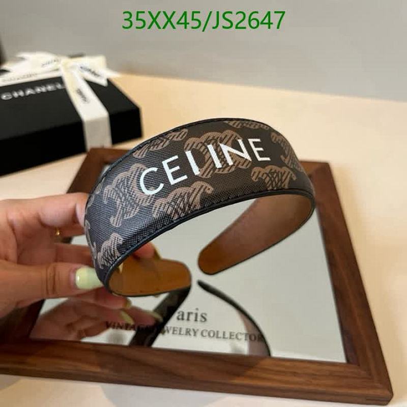 Celine Printed Headband, Chic Hair Accessory, Designer Fashion Headband for Women