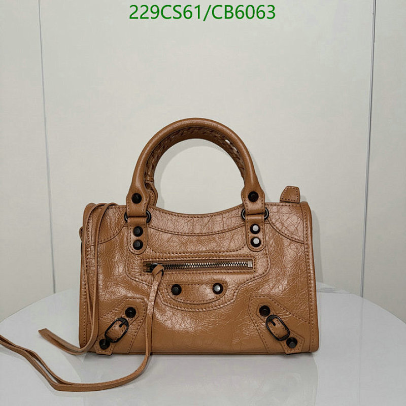 Balenciaga City Top Handle Bag, Genuine Leather, 23*16*10CM - Model 188050