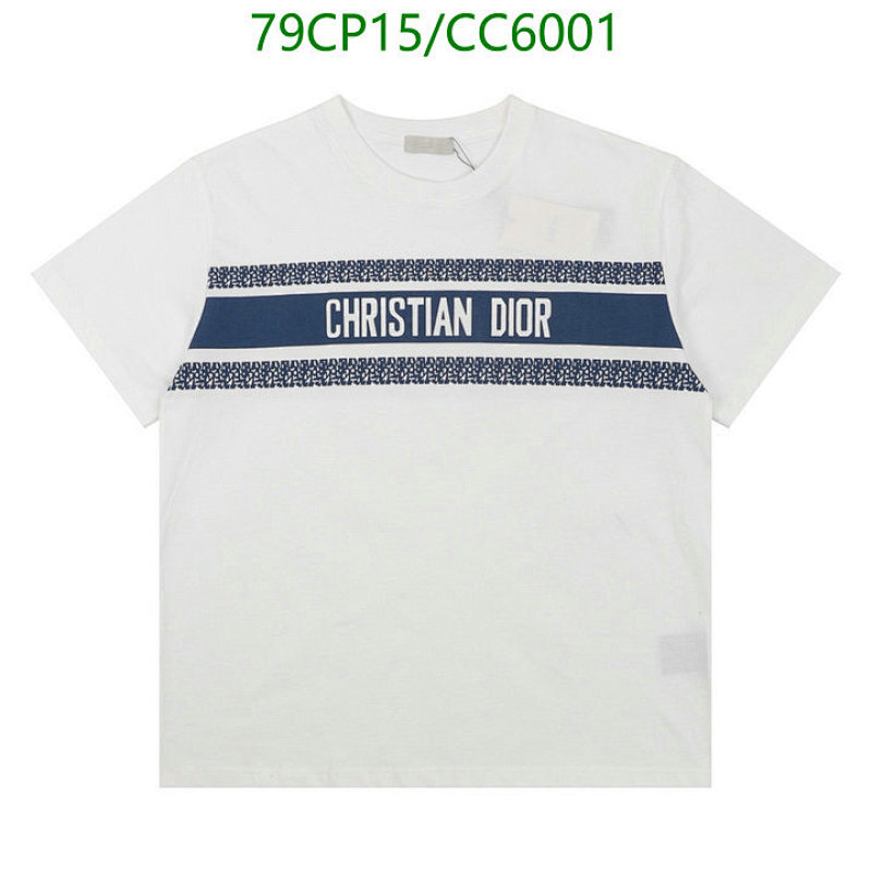 Diorr CC6001 White T-Shirt with Christian Dior Logo - Sizes S-L 5 Diorr CC6001 White T-Shirt with Christian Dior Logo - Sizes S-L