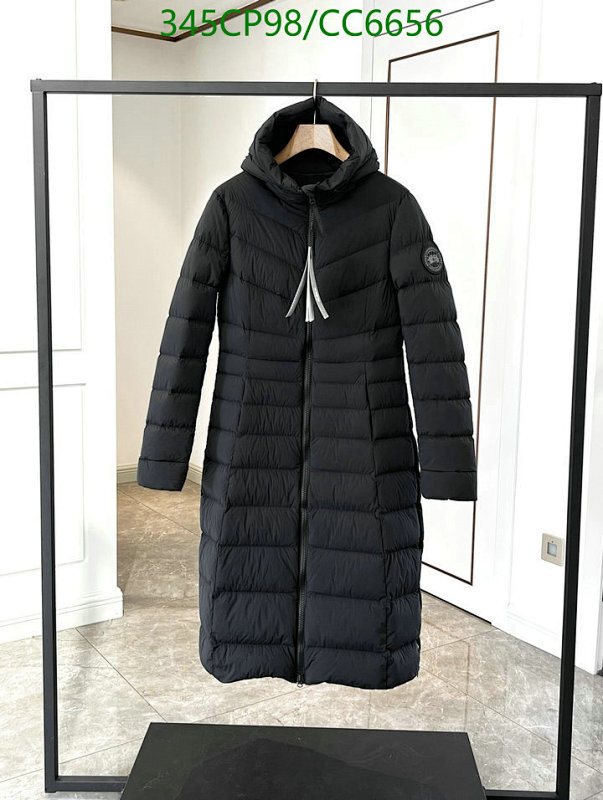 Canada Goose Down Hooded Padded Coat - Women's Long Winter Jacket