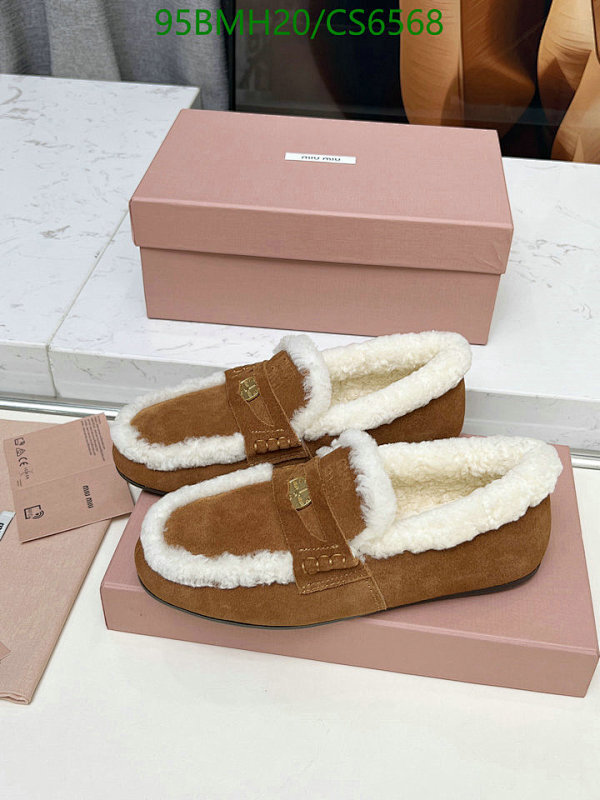 Miu Miu Women's Suede Loafers with Shearling Trim - Comfortable & Stylish