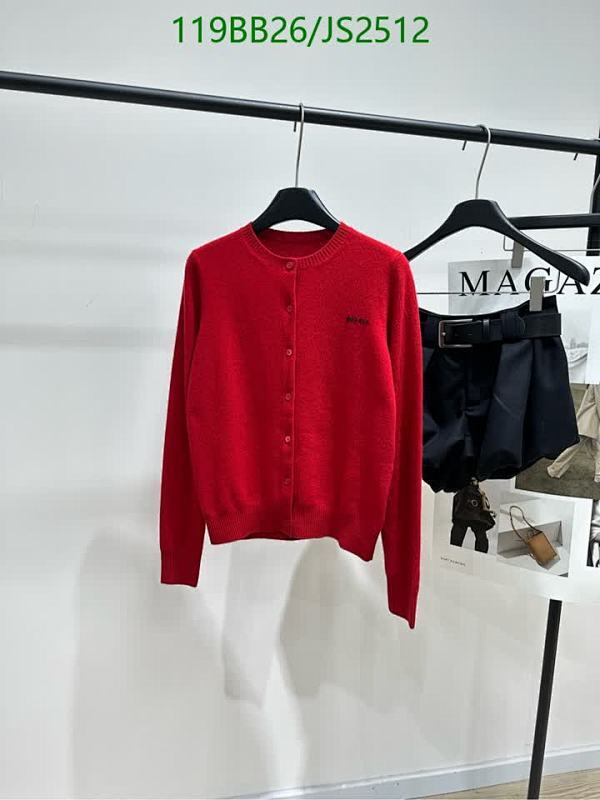 Miu Miu Women's Wool Cardigan - Classic Style, Comfortable Fit