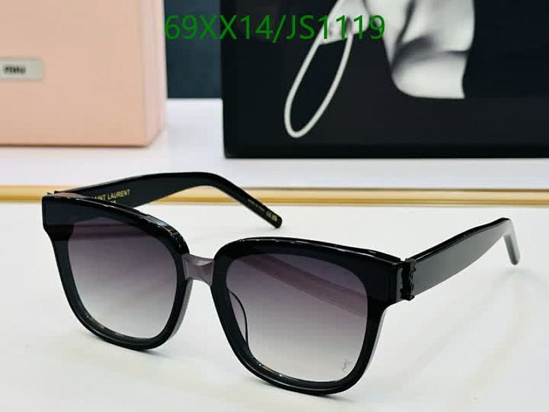 Yves Saint Laurent JS1119 Black Frame Sunglasses - 53-19-145 Lens Size