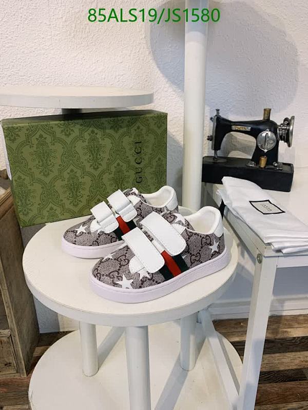 Gucci Kids GG Supreme Star Print Sneakers With Straps - Size EU23-35