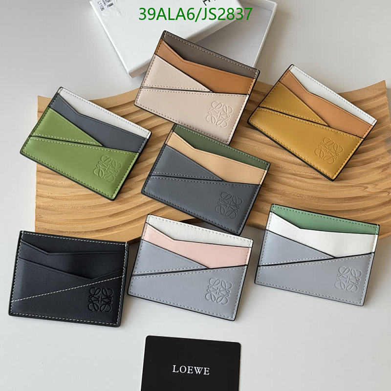 Loewe Genuine Leather Wallet Stylish Card Holder, Compact and Durable Gift