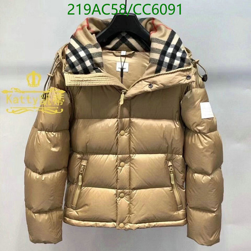 Burberry Women's Down Padded Jacket with Check Collar - Warm & Stylish