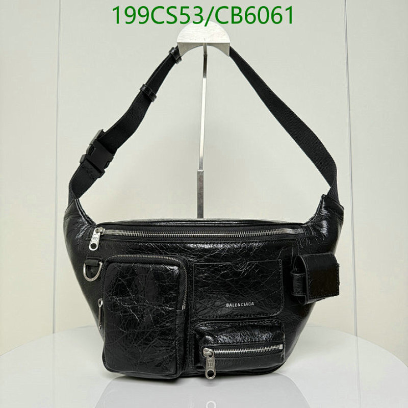 Balenciaga Genuine Leather Belt Bag, 39cm - Mirror Quality