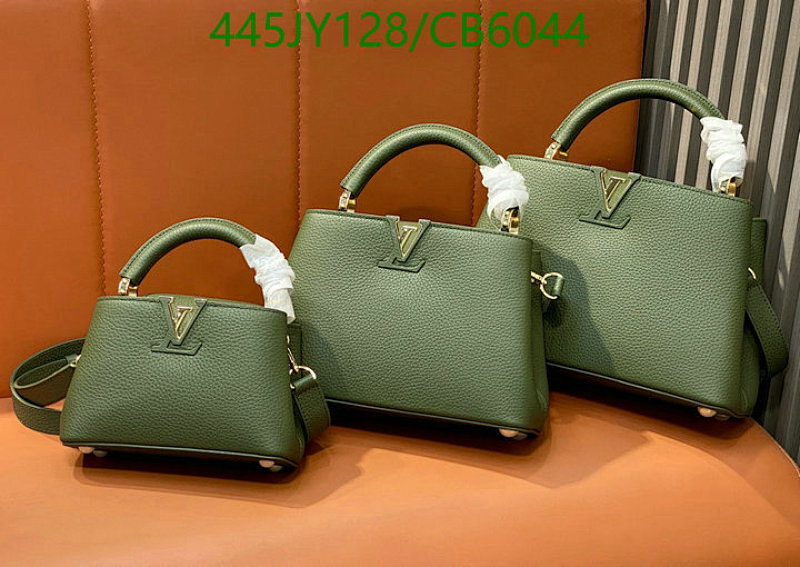 Louis Vuitton Olive Green Leather Top Handle Bag - CB6044, Model 24545 7 Louis Vuitton Olive Green Leather Top Handle Bag - CB6044, Model 24545