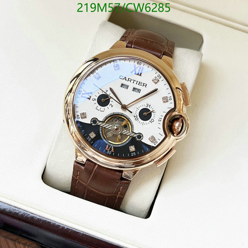 Cartier Ballon Bleu Automatic Watch - Stainless Steel & Leather, 44mm