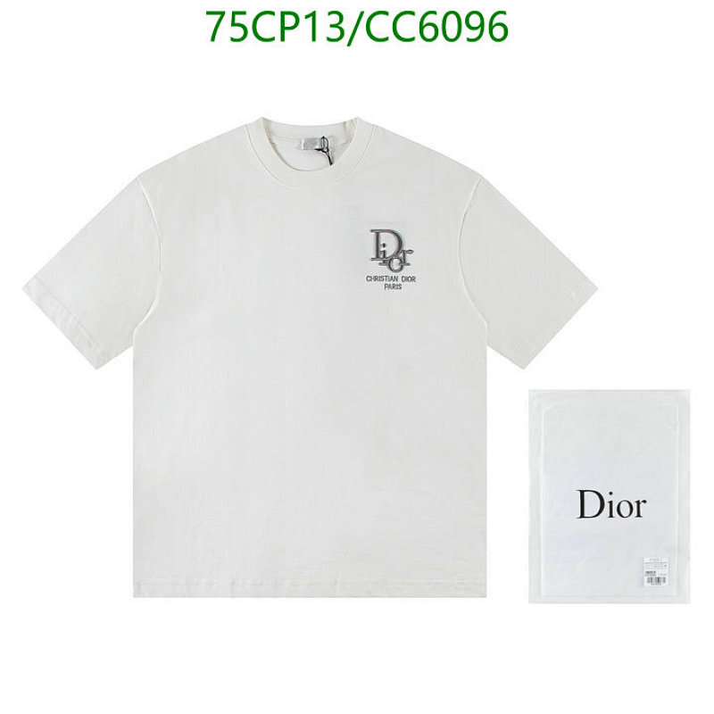 Luxury Dior T-Shirt, Classic Logo Tee, Casual Short Sleeve Top, Sizes S-XL