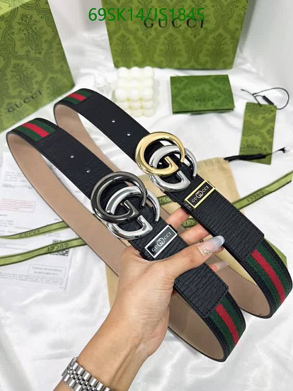 Gucci Belts Cowhide Leather With Double G Buckle, Width 3.8cm, Length 95-120cm