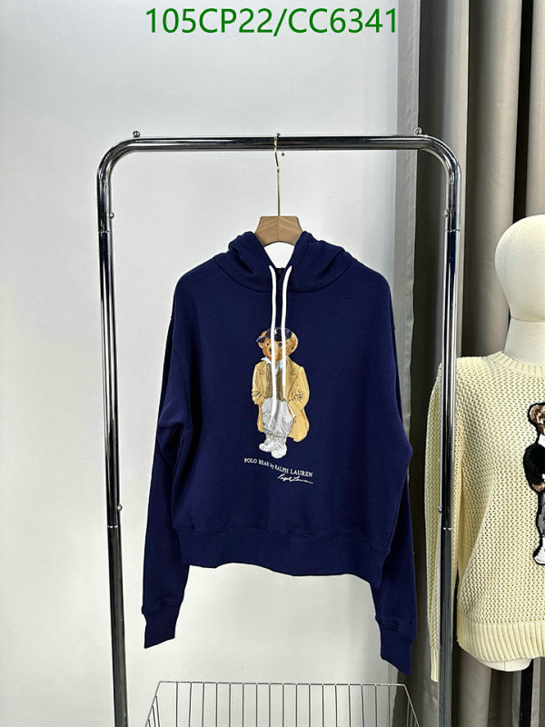 Ralph Lauren Women's Polo Bear Fleece Hoodie - Navy, XS-L - CC6341