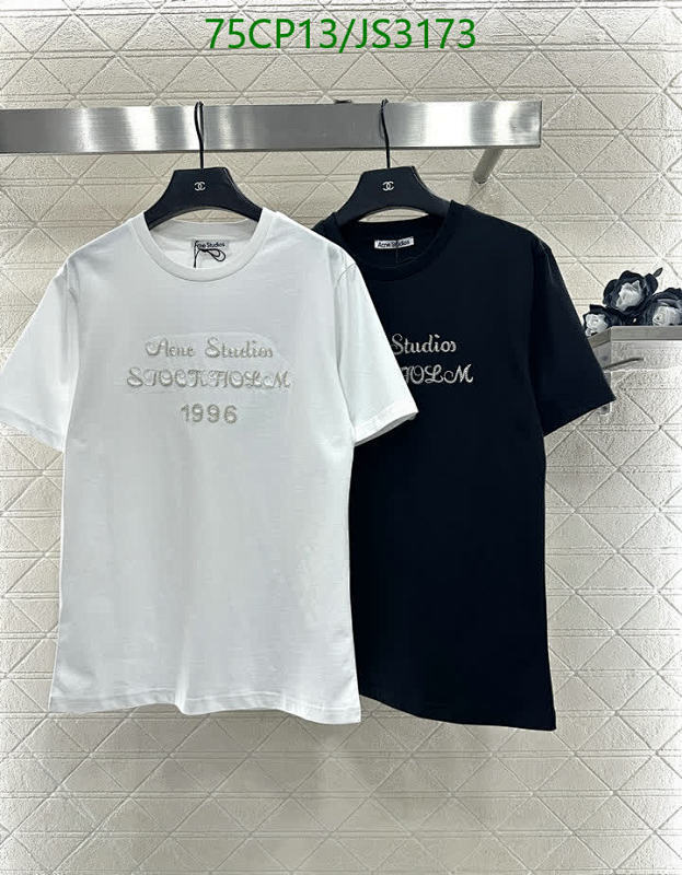 Acne Studios Stockholm 1996 Cotton T-Shirt - Casual Wear, Classic Design
