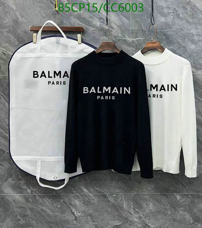 Balmain Paris Logo Print Unisex Sweater | Long Sleeve Pullover | M-3XL