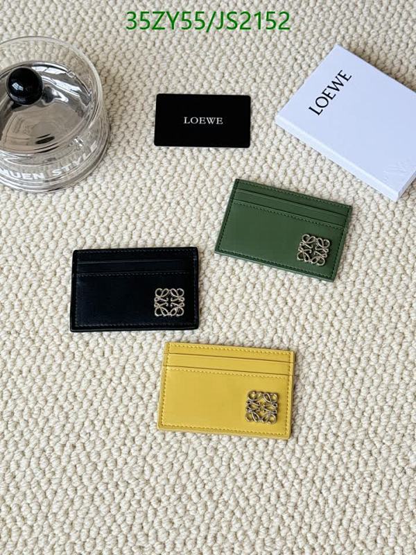 Loewe Leather Cardholder Wallet - Compact & Stylish, Available in Multiple Colors