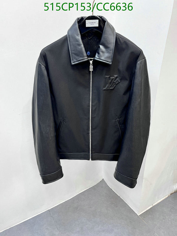 Louis Vuitton Leather Jacket - Black, Collared, Zip-Up, Luxury Outerwear