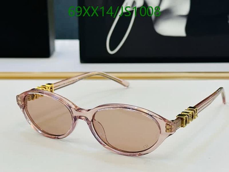 Dior JS1008 Women's Oval Sunglasses, Pink Frame, Stylish and Comfortable 6 Dior JS1008 Women's Oval Sunglasses, Pink Frame, Stylish and Comfortable