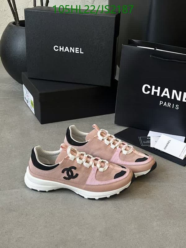 Chanel Women's Pink Leather Sneakers - Stylish and Comfortable Shoes