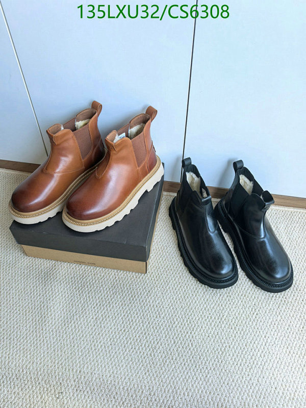 Men's Chelsea Boots in Leather and Wool Blend, EU Size 39-44