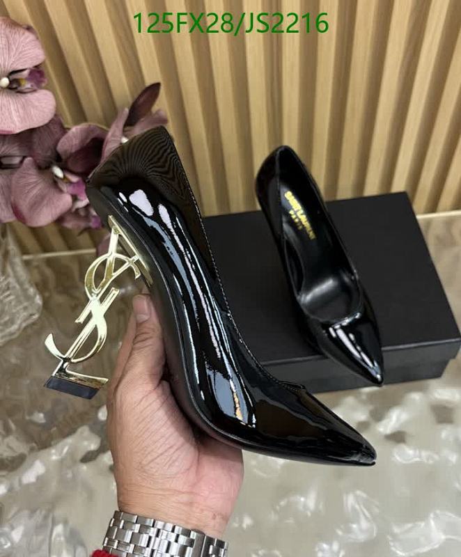 Yves Saint Laurent Women's Black Patent Leather High Heel Pumps, Size EU35-41