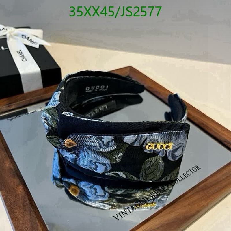 Gucci Floral Print Headband, Designer Hair Accessory for Women, JS2577