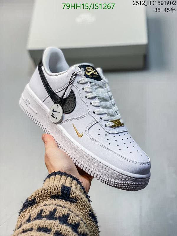 Nike Air Force 1 '07 Women's Shoes - Classic White Leather Sneakers 3 Nike Air Force 1 '07 Women's Shoes - Classic White Leather Sneakers
