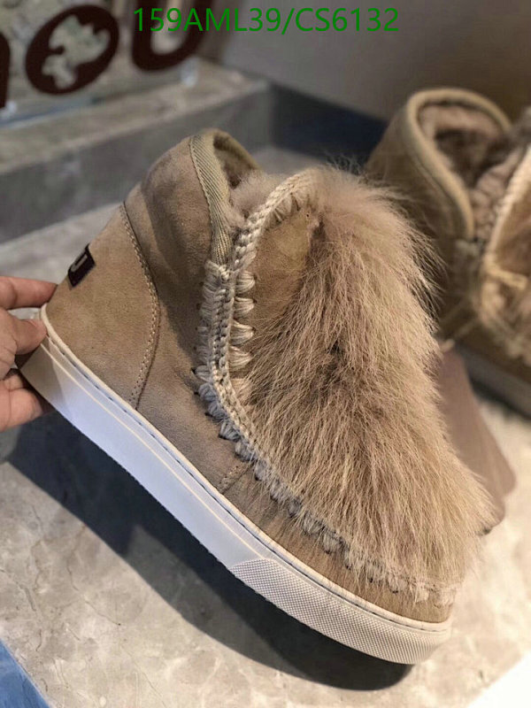 MOU Women's Wool Blend Ankle Boots with Fur Trim - Stylish & Comfortable