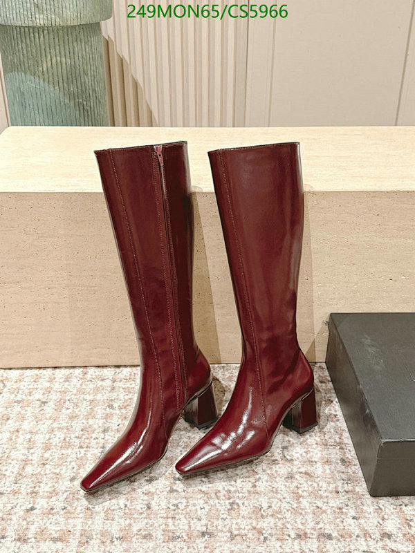Elegant Knee High Boots for Women in Burgundy Leather, EU35-41