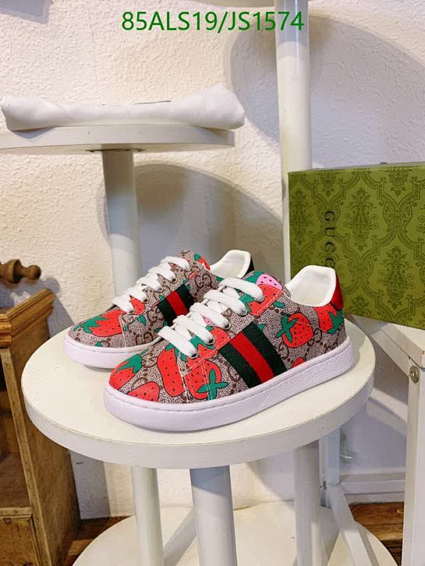 Gucci Kids Strawberry Print Sneakers - Stylish & Comfortable EU23-35