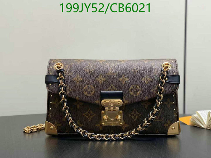 Louis Vuitton Coated Canvas Crossbody Bag, 25*15*6CM, Model 27266 - Brown 5 Louis Vuitton Coated Canvas Crossbody Bag, 25*15*6CM, Model 27266 - Brown