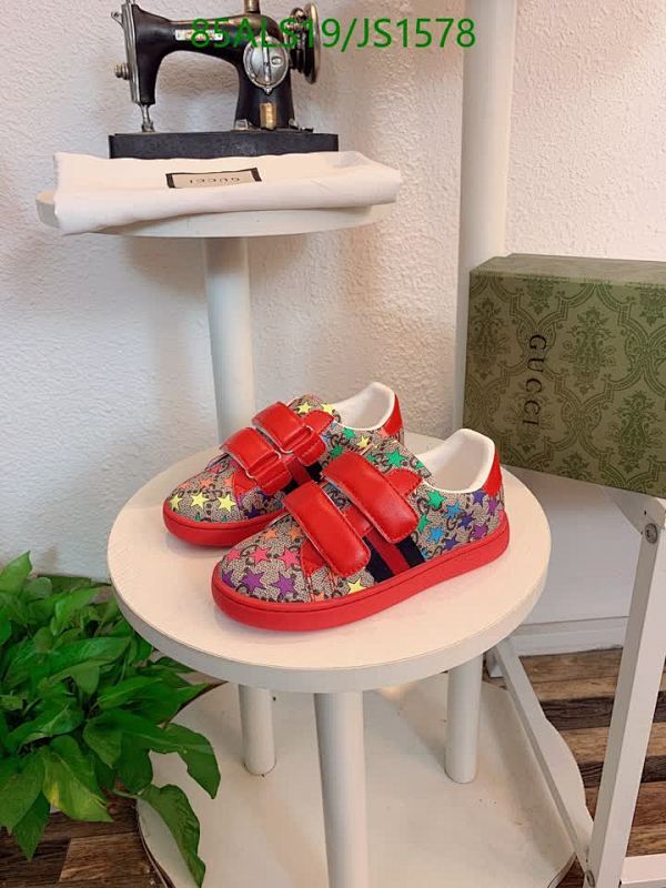 Gucci Kids Star Print Sneakers - Red, EU23-35, Stylish & Comfortable