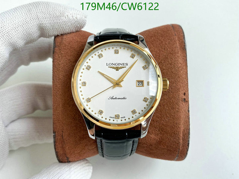 Longines Men's Automatic Watch, 40mm Stainless Steel Case with Leather Strap