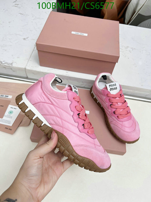 Miu Miu Women's Pink Quilted Low-Top Sneakers Sheepskin & Cowhide, Size EU35-42