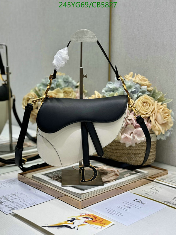 Dior Saddle Bag Cowhide Leather, 25.5cm, Black and White, Model 0446 3351 2 Dior Saddle Bag Cowhide Leather, 25.5cm, Black and White, Model 0446 3351