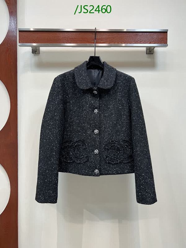 Chanel Women's Wool Blend Tweed Jacket - Classic Style, Timeless Elegance