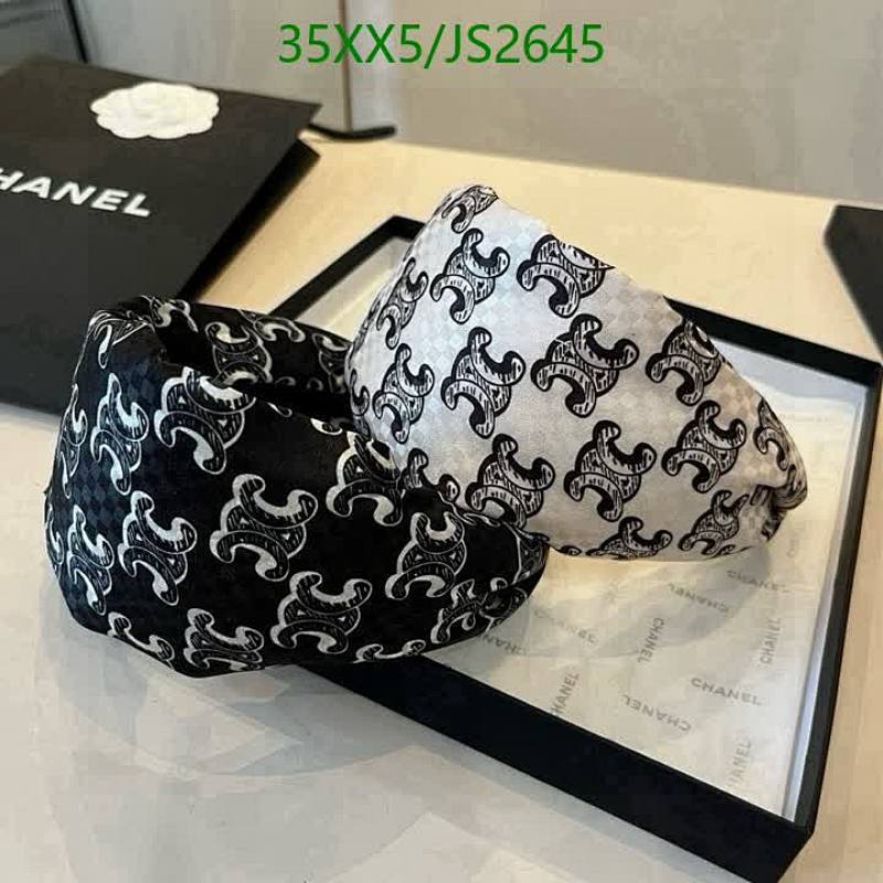 Celine Printed Headband Luxury Hair Accessory Designer Fashion For Women