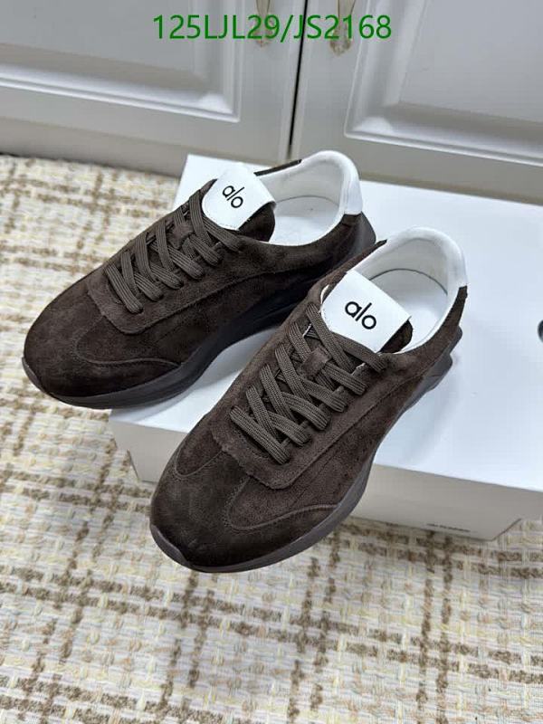 Alo Women's Brown Cowhide Leather Lace-Up Sneakers - EU35-41 Available