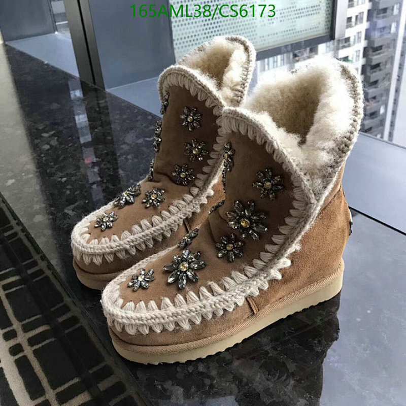 Mou Women's Eskimo Rhinestone Flower Embellished Ankle Boots - Size EU35-41