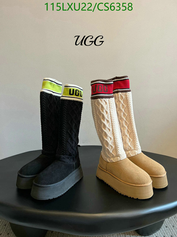 UGG Women's Suede Platform Knit Boots - Stylish and Comfortable, EU35-40