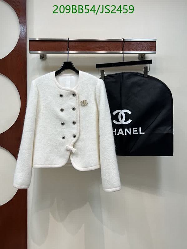 Chanel Mohair Blend Double-Breasted Jacket - JS2459, Luxurious & Stylish