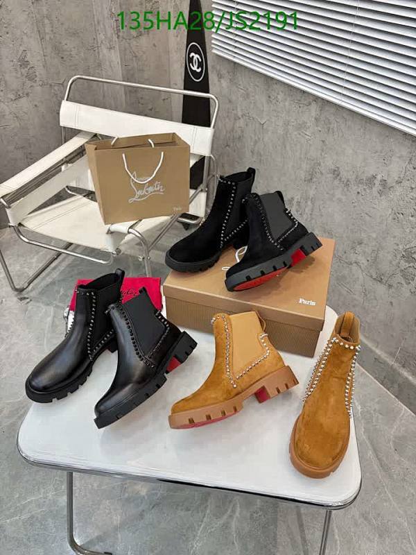 Christian Louboutin Women's Studded Leather Chelsea Boots, Size EU35-EU42