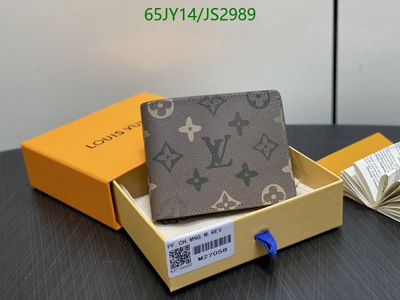 Louis Vuitton Wallet in Monogram Canvas, Genuine Leather, Compact Design