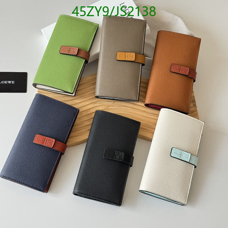 Loewe Long Wallet for Women, Cowhide Leather, Stylish and Functional