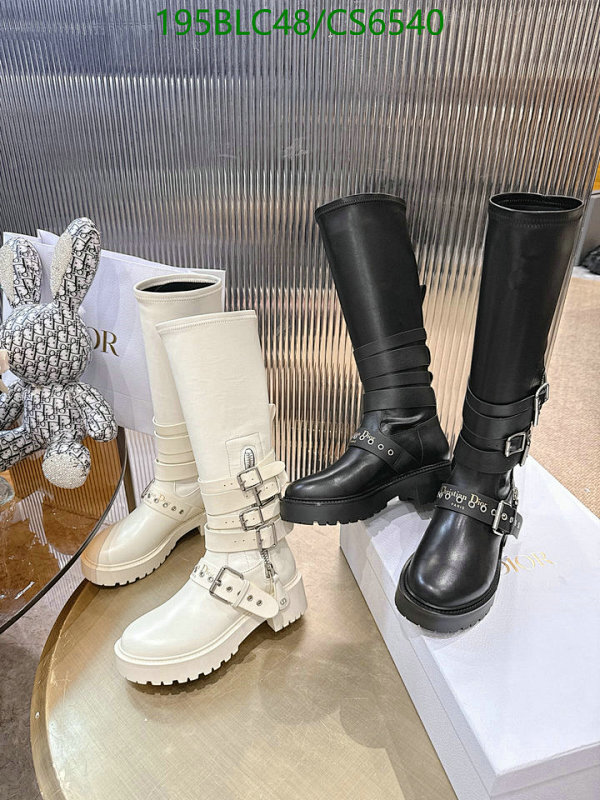 Dior Women's CS6540 Cowhide Leather Combat Boots - Stylish & Durable