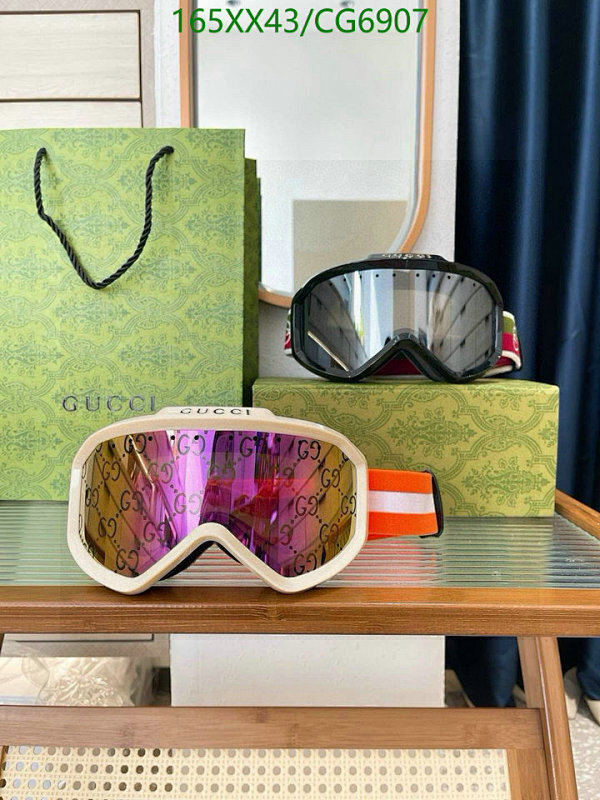 Gucci Ski Goggles CG6907 With GG Pattern Lens For Optimal Performance